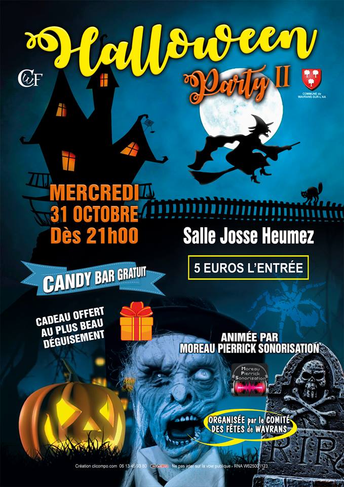 AFFICHE SOIREE HALLOWEEN 31.10.2018