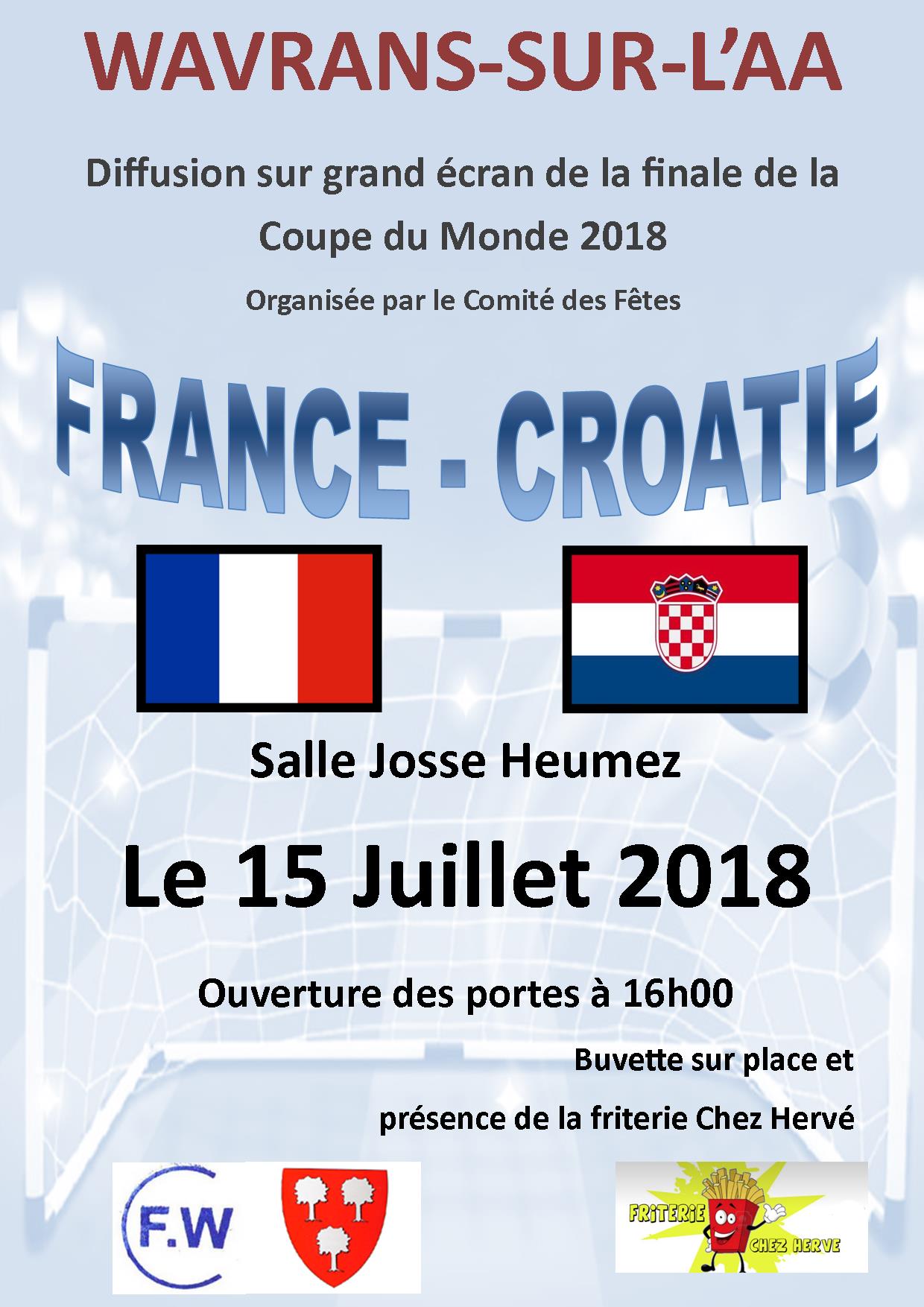 FRANCE CROATIE 2018