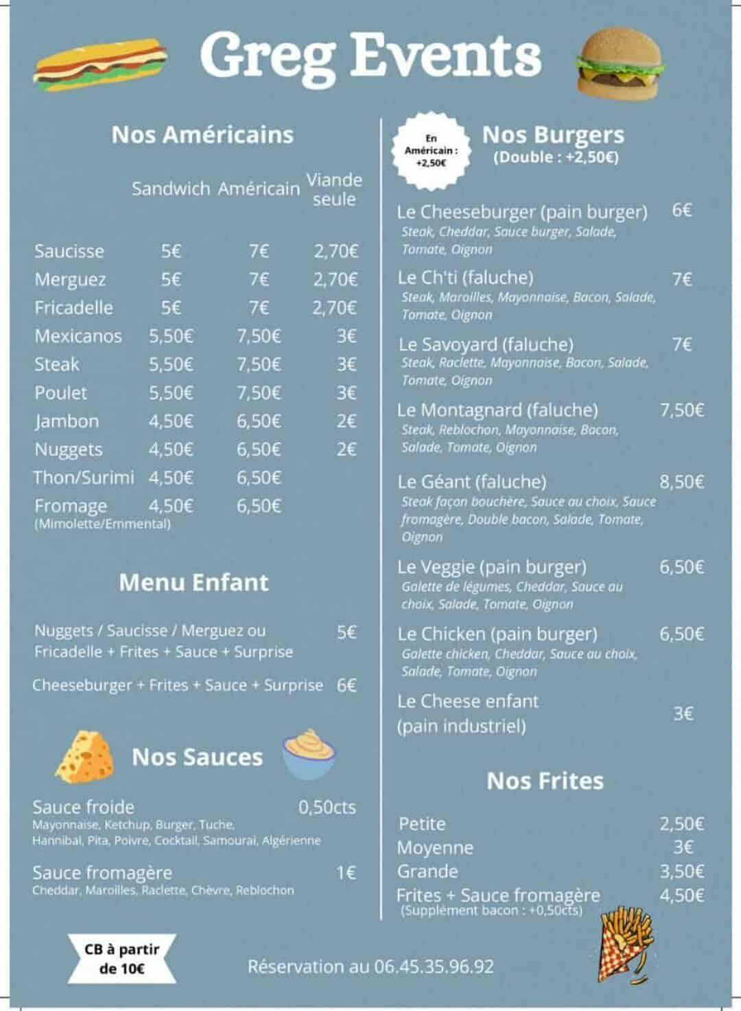 friterie greg events