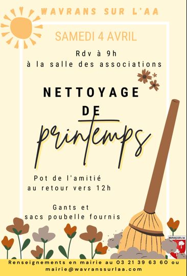 nettoyage de printemps
