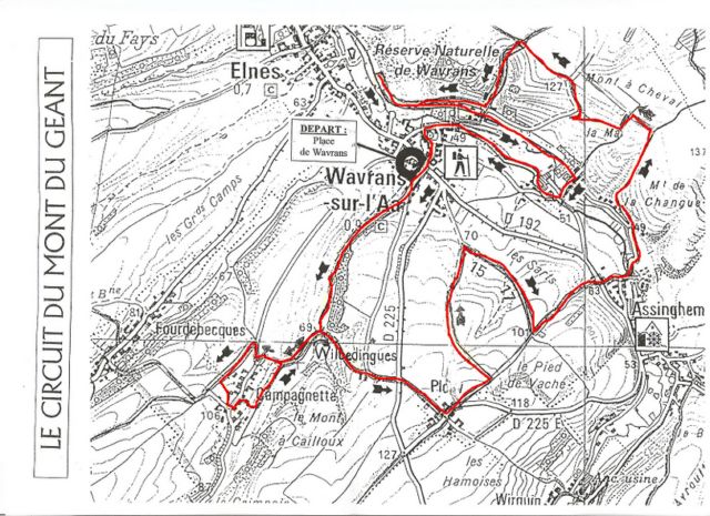 Circuit du Mont du Géant - Wavrans-sur-l'Aa